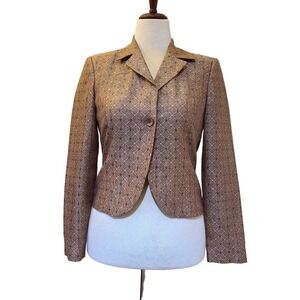 Vintage Linen Blazer by Harve Benard size 8